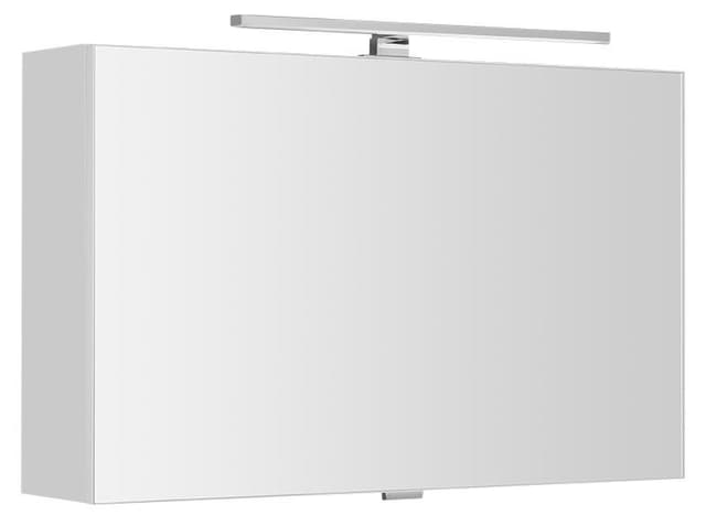 CLOE szafka z lustrem z oświetleniem LED, 80x50x18cm, biała