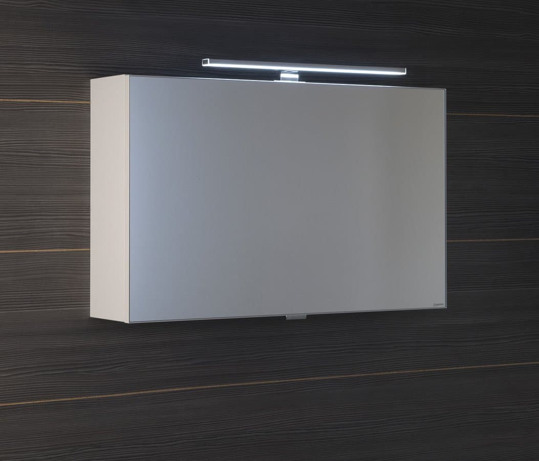 CLOE szafka z lustrem z oświetleniem LED, 80x50x18cm, biała