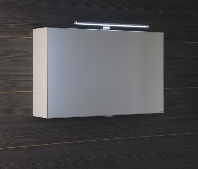 CLOE szafka z lustrem z oświetleniem LED, 80x50x18cm, biała