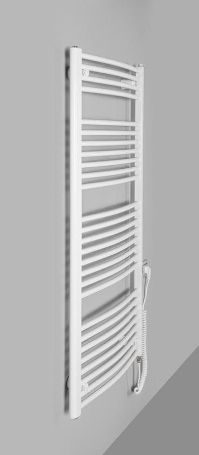 ORBIT-E grzejnik elektryczny, obły, 600x1320 mm, 600 W, biały
