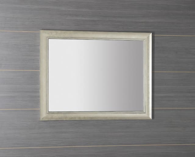 CORONA lustro w drewnianej ramie 72,8x92,8cm, szampan