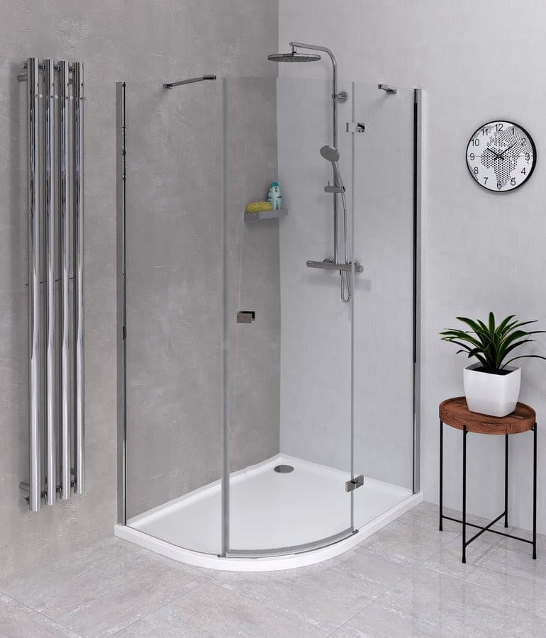 FORTIS kabina prysznicowa półokrągła 1000x900x2000mm, prawa