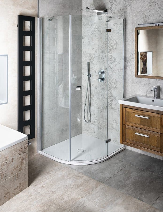 FORTIS kabina prysznicowa półokrągła 1000x900x2000mm, prawa