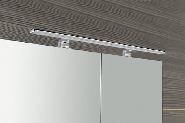 MIRRÓ szafka z lustrem, oświetlenie LED, 100x70x16cm, biała