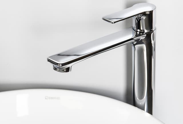 PAX bateria umywalkowa wysoka z przedłużoną wylewką, chrom