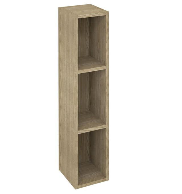 ESPACE szafka otwarta z półkami, 20x94x22cm, wiąz Bardini