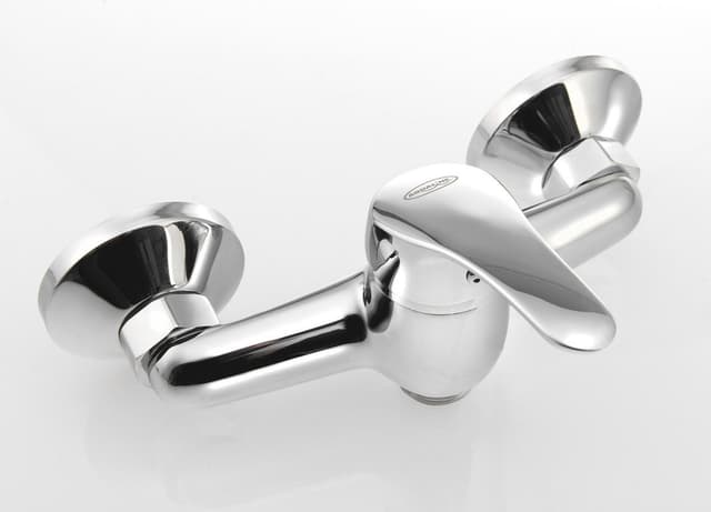 AQUALINE 35 bateria kuchenna ścienna 3/4&quot;, bez wylewki, chrom