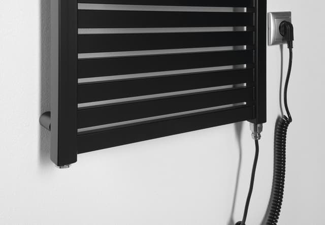 TONDI-E grzejnik elektryczny 450x970 mm, 300 W, czarny mat
