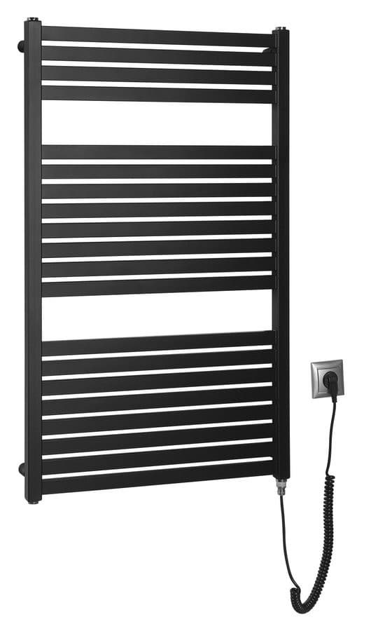 TONDI-E grzejnik elektryczny 600x970 mm, 400 W, czarny mat