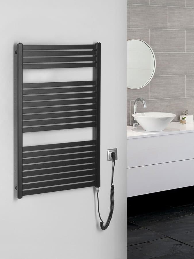 TONDI-E grzejnik elektryczny 600x970 mm, 400 W, czarny mat