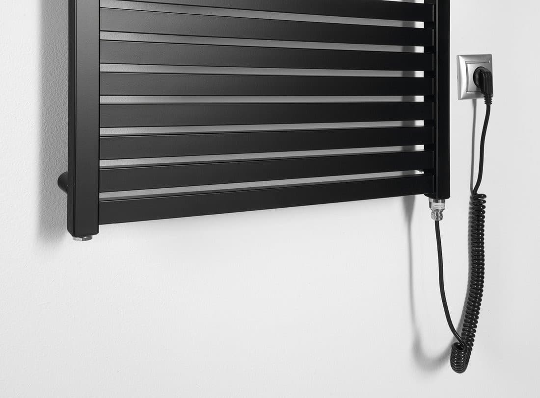 TONDI-E grzejnik elektryczny 600x970 mm, 400 W, czarny mat