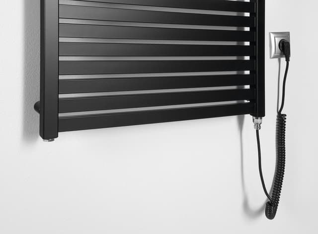 TONDI-E grzejnik elektryczny 600x970 mm, 400 W, czarny mat