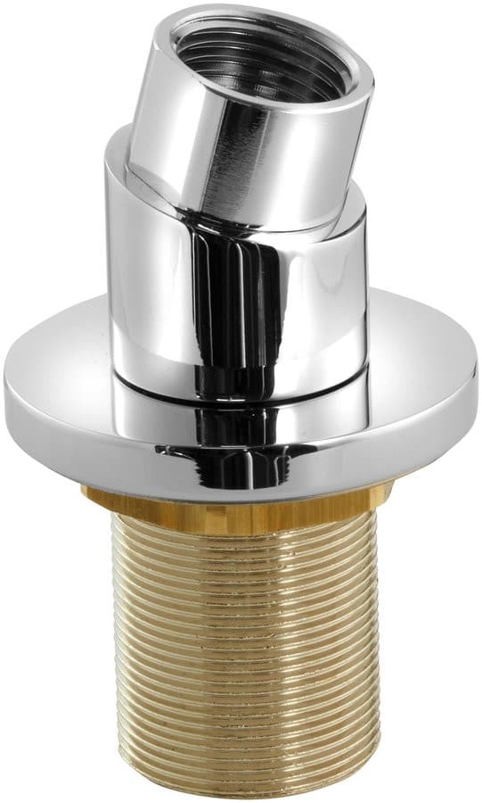 Gniazdo prysznicowe wannowe z kolankiem F1/2&quot;-M15x1, chrom