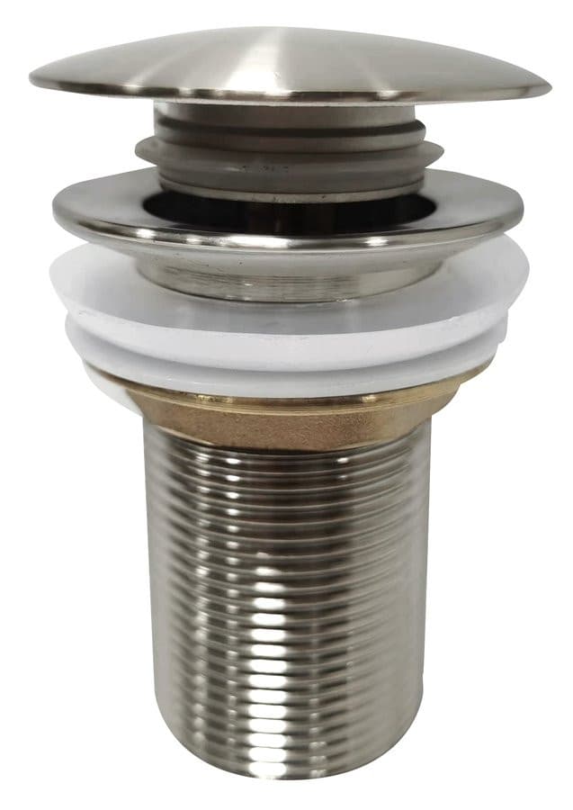 AURUM korek umywalkowy 5/4&quot;, klik-klak, stal nierdzewna mat