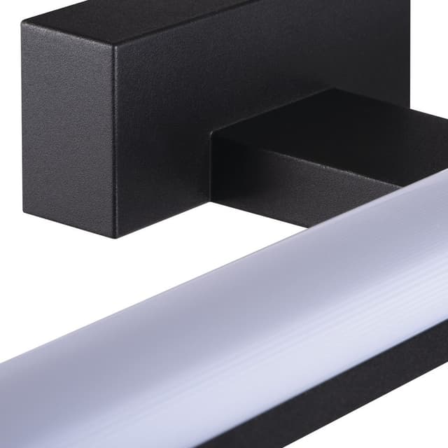ASTEN oświetlenie LED, ścienne, 8W, 400x110mm, IP44, czarny mat