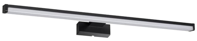 ASTEN oświetlenie LED, ścienne, 12W, 600x110mm, IP44, czarny mat