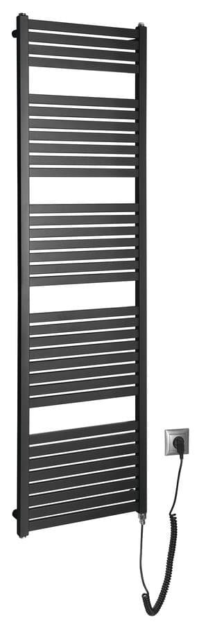 TONDI-E grzejnik elektryczny 450x1690 mm, 600 W, czarny mat