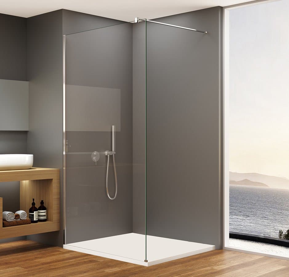 SPITZA kabina prysznicowa WALK-IN, 800mm, szkło czyste