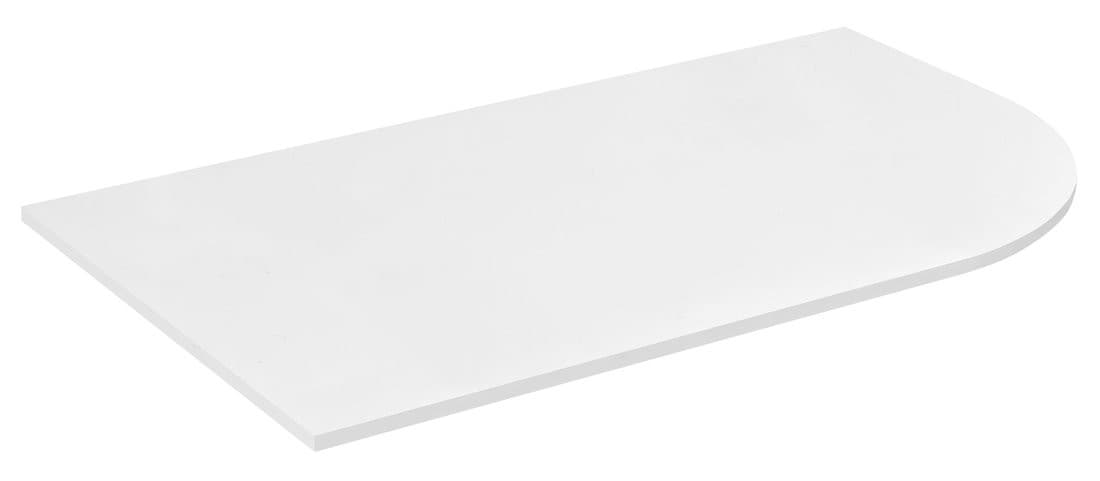 PULSE blat Rockstone 757x12x462mm, lewy, biały mat