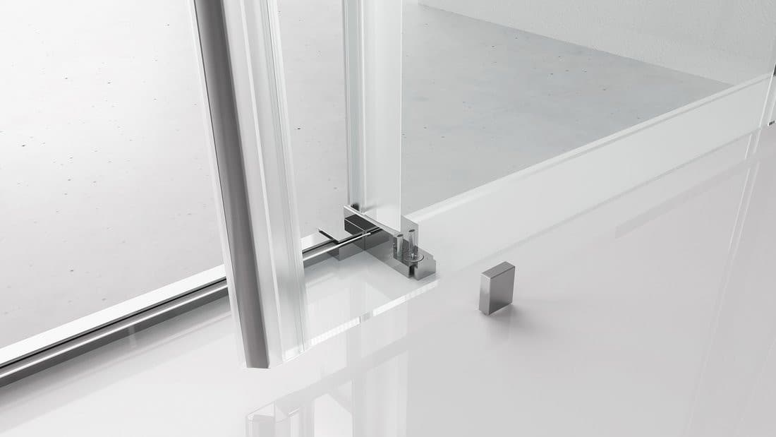 THRON SQUARE kabina prysznicowa 1000x800mm, wejście z rogu