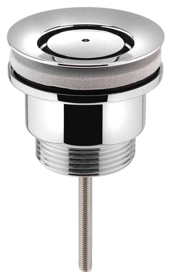 Odpływ umywalkowy 5/4&#039;&#039;, niezamykany, design korek, 3-65mm, chrom