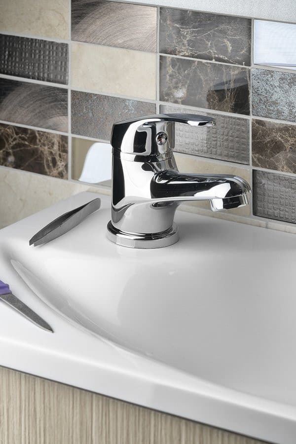 AQUALINE 35 bateria umywalkowa, chrom