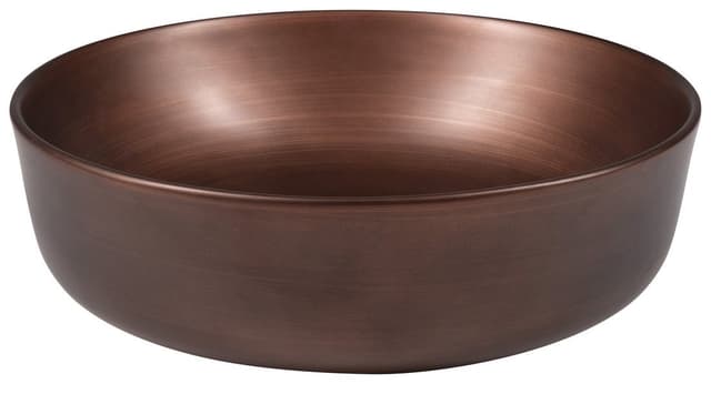 PRIORI umywalka ceramiczna nablatowa, średnica 41,5cm, miedź