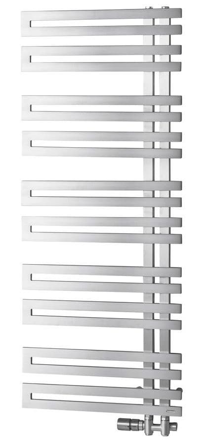 VOLGA grzejnik łazienkowy 500x1238 mm, stal nierdzewna mat