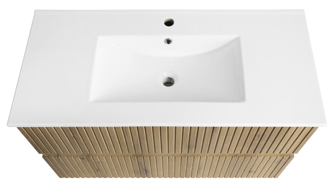 PANEDA STRIP szafka umywalkowa 99,5x55x45,2cm, dąb emporio
