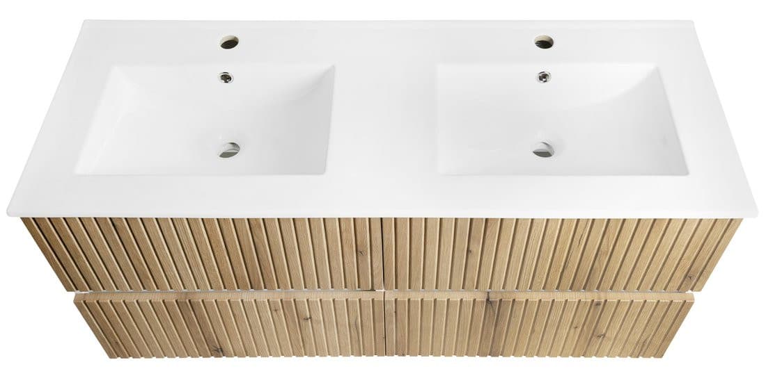 PANEDA STRIP szafka umywalkowa 119x55x45,2cm, dąb emporio