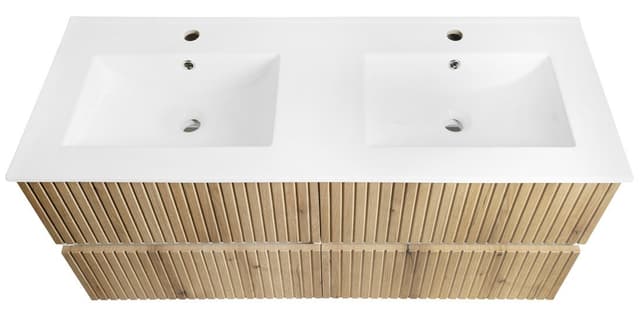 PANEDA STRIP szafka umywalkowa 119x55x45,2cm, dąb emporio