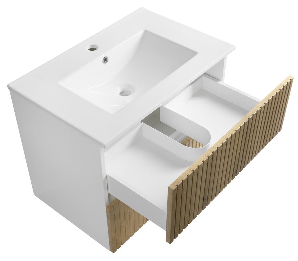 PANEDA STRIP szafka umywalkowa 69,5x55x45,2cm, dąb emporio