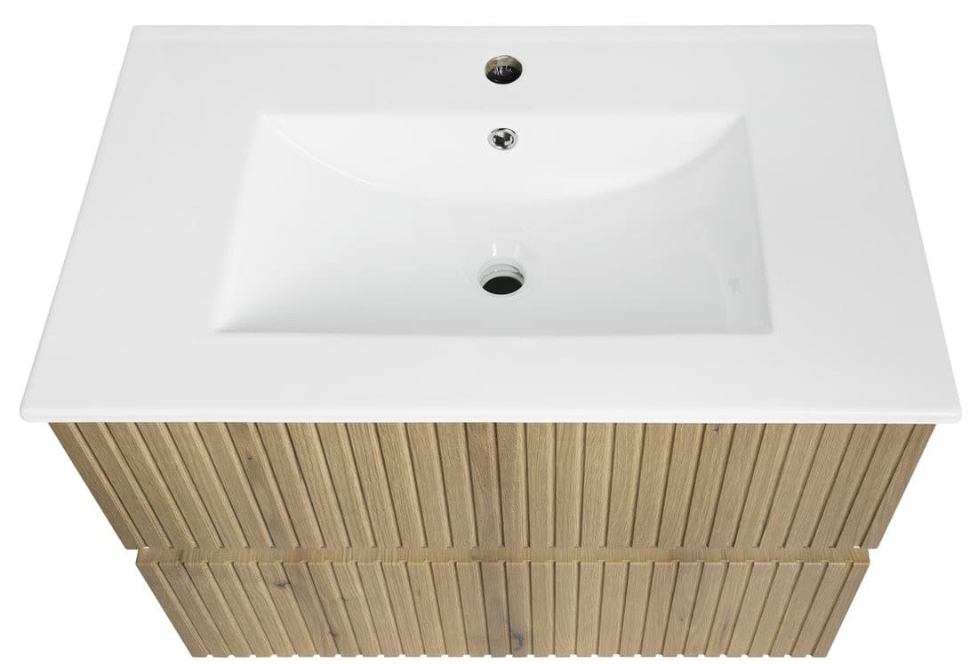 PANEDA STRIP szafka umywalkowa 74,5x55x45,2cm, dąb emporio