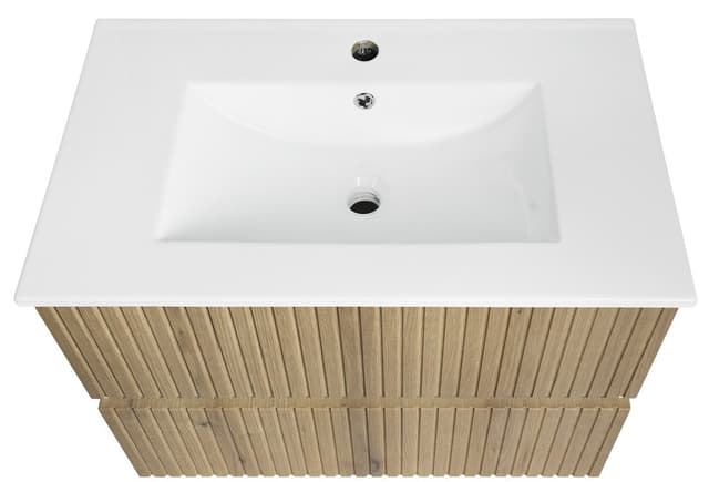 PANEDA STRIP szafka umywalkowa 74,5x55x45,2cm, dąb emporio