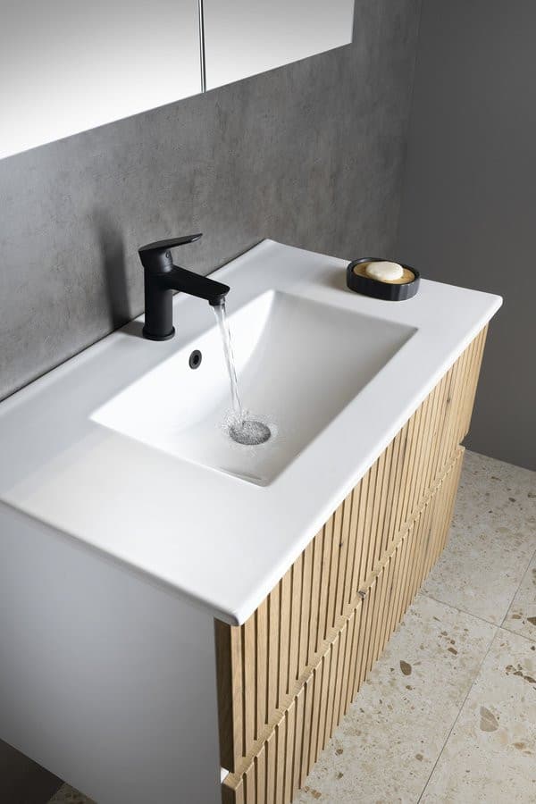 PANEDA STRIP szafka umywalkowa, 79,5x55x45,2cm, dąb emporio