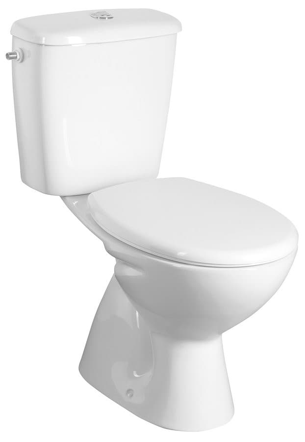 MIGUEL kompakt WC, mechanizm spłukujący, odpływ pionowy, biały