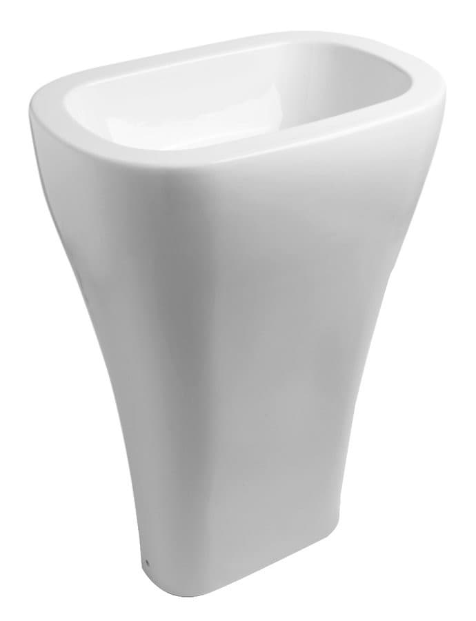 AQUATECH umywalka ceramiczna wolnostojąca 60x85x40cm, biały