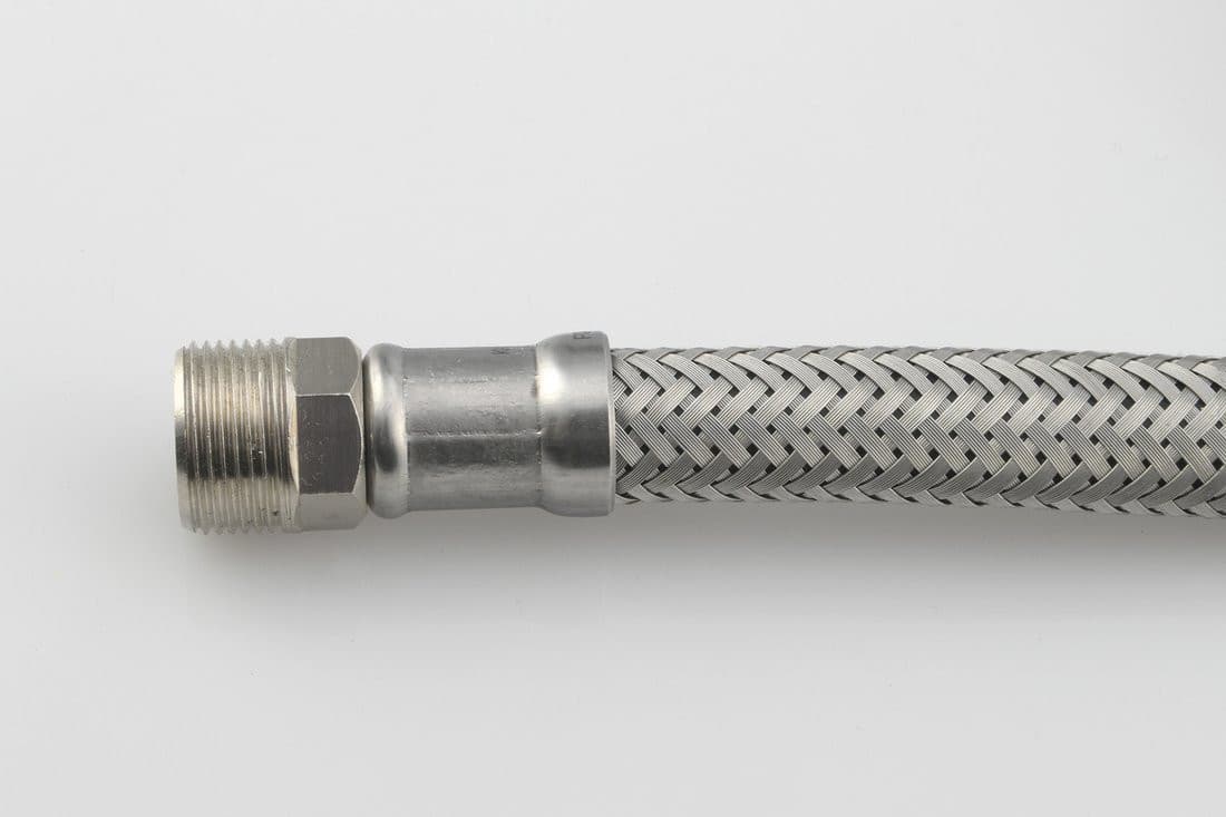 Wąż przyłączeniowy nierdzewny M10xM15, 100cm