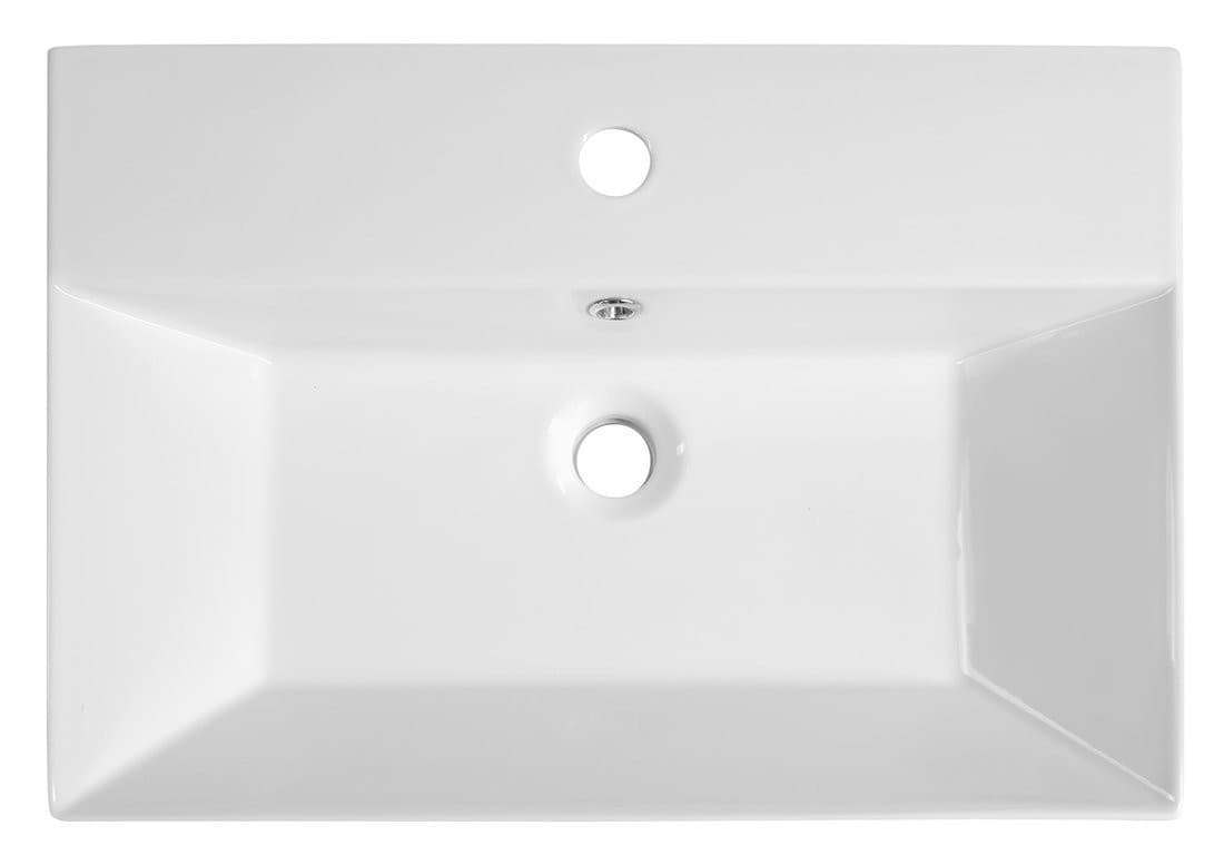 SISTEMA umywalka ceramiczna 60x42cm, biała