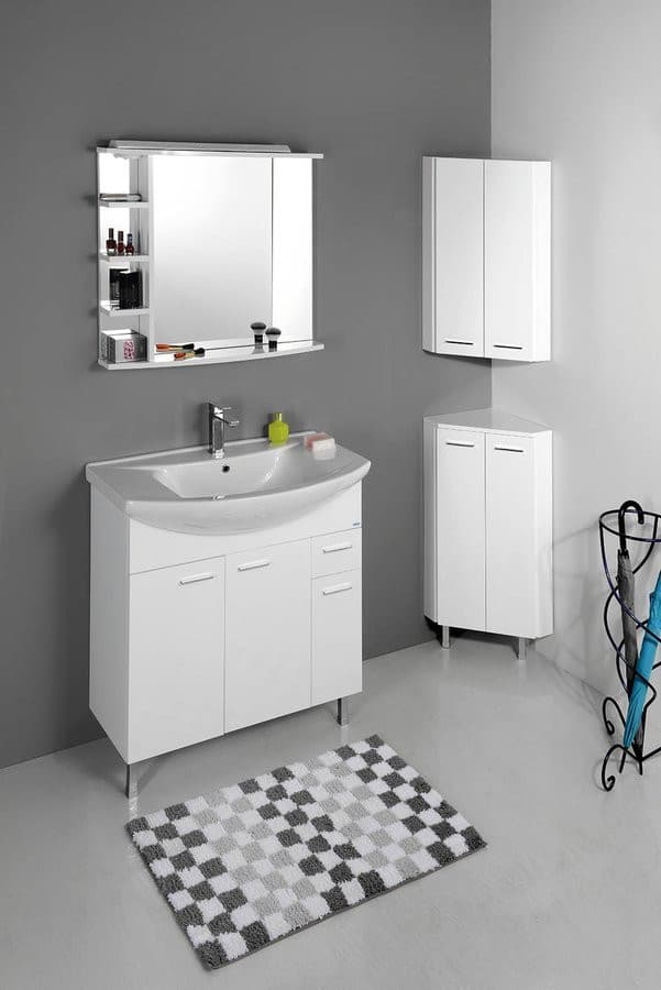 ZOJA/KERAMIA FRESH szafka narożna 35x78x35cm, biała