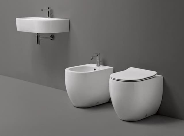 FLO miska WC 36x51,5cm, odpływ poziomy/pionowy, biały