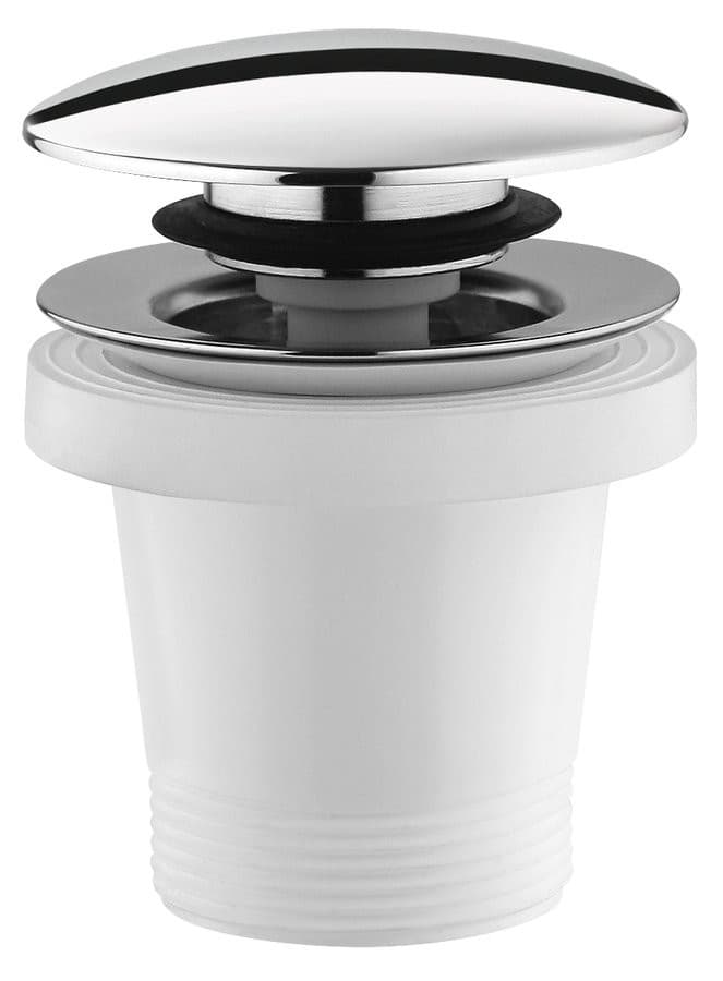Odpływ wannowy 6/4&quot;, klik-klak, chrom