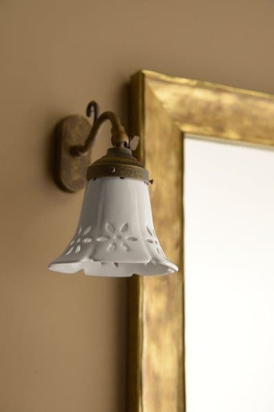 MARSALA oświetlenie E14 40W, 230V, IP21, klosz ceramiczny, brąz