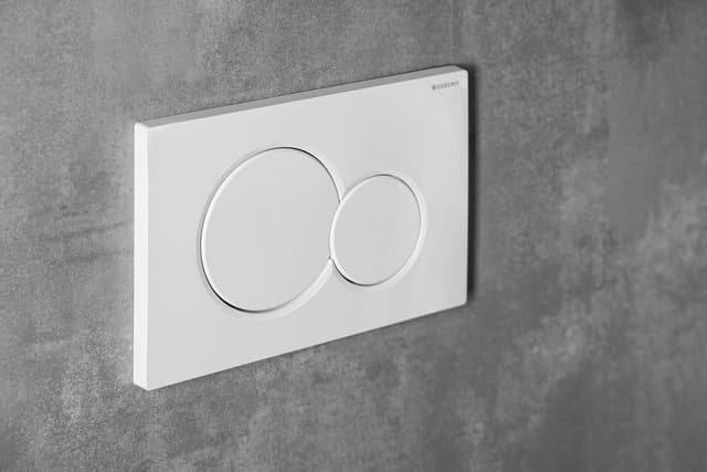 GEBERIT SIGMA01 przycisk spłukujący, Dual flush, biały połysk