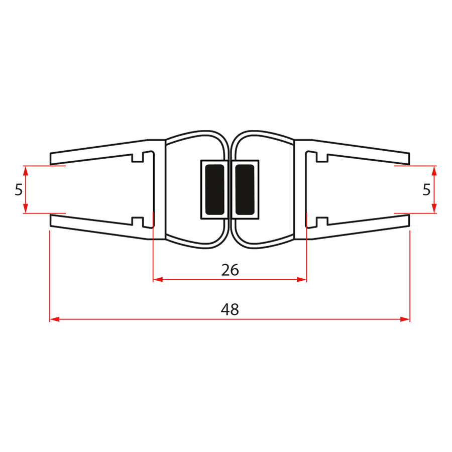 Zestaw uszczelek magnetycznych do YB93