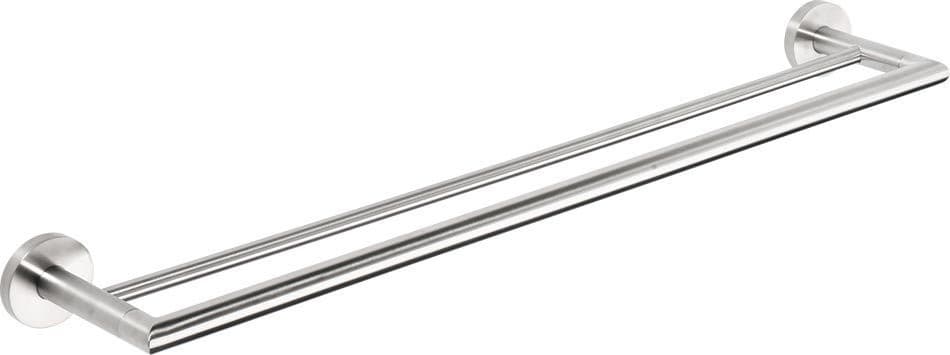 X-STEEL wieszak na ręczniki podwójny 600mm, stal nierdzewna mat