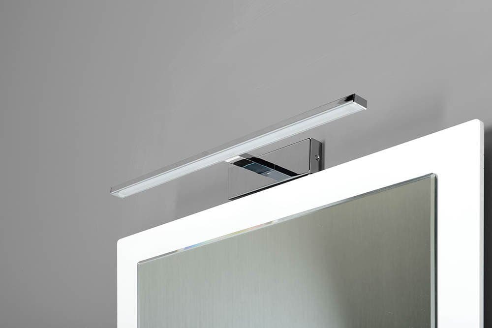ESTHER oświetlenie LED ścienne, 6 W, 280x62x131 mm, IP44, chrom
