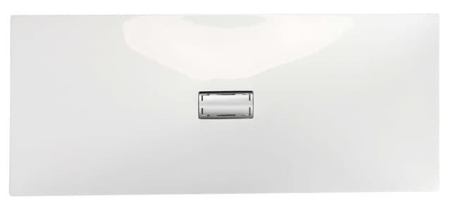 TONGA umywalka kompozytowa z pokrywą odpływu 121x50cm, biały