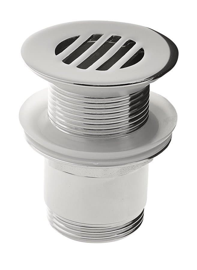 Odpływ umywalkowy 5/4&#039;&#039;, niezamykany, design korek, 25-50mm, chrom