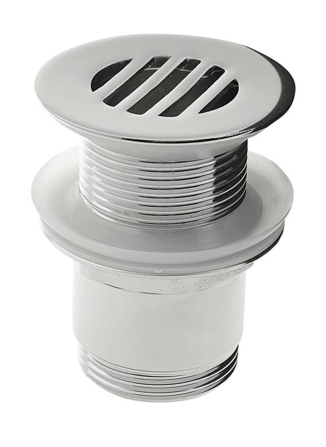 Odpływ umywalkowy 5/4&#039;&#039;, niezamykany, design korek, 25-50mm, chrom